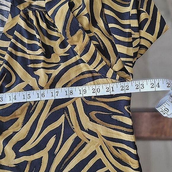 Morgan De Toi watercolour tiger print button up blouse - Picture 13 of 15